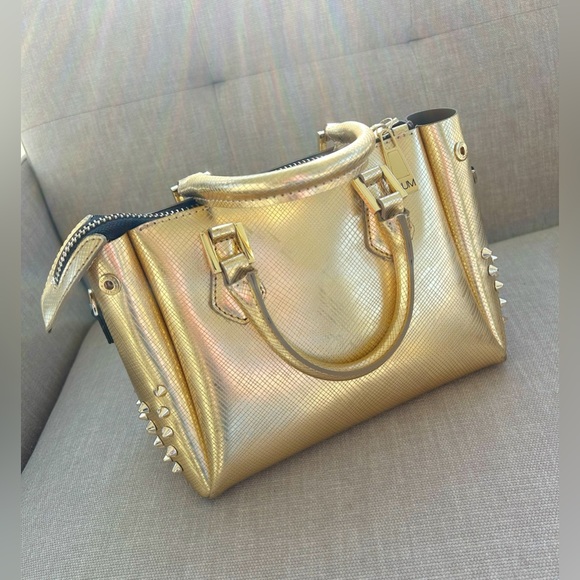 GUM Gianni Chiarini Gold Hand Purse - Picture 5 of 11